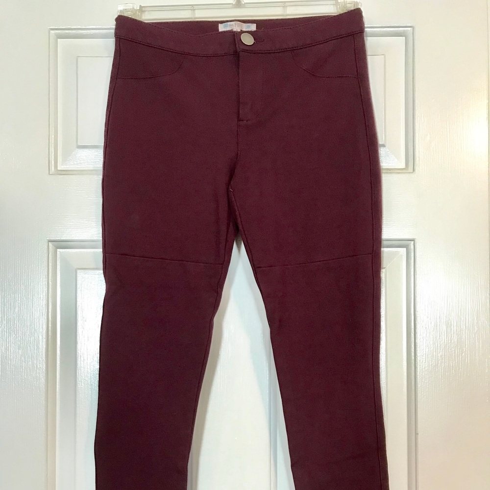 Maroon Leggings